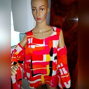 Brand new plus size top with sexy open shoulders